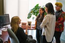 Jennifer Felder, PhD, with her research assistants: (from L-R) Jaontra Henderson, Esperanza Castillo, and Brianne Taylor